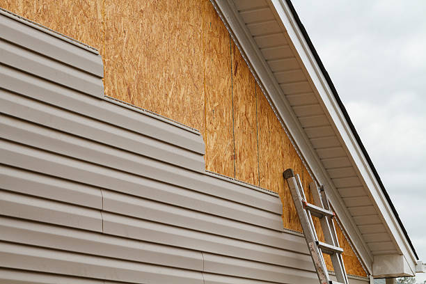Professional Siding Replacement technician working in Columbia, PA